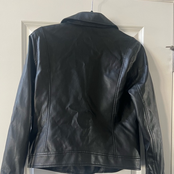 Old Navy Faux Leather Jacket - Picture 2 of 6
